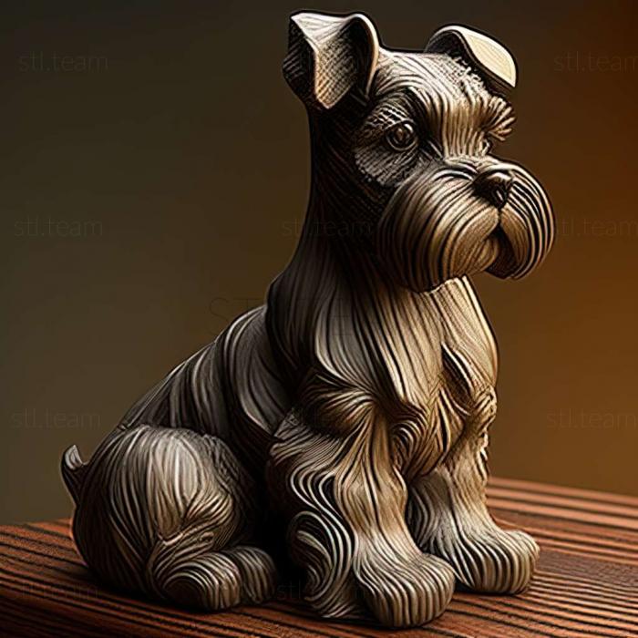 Zwergschnauzer dog